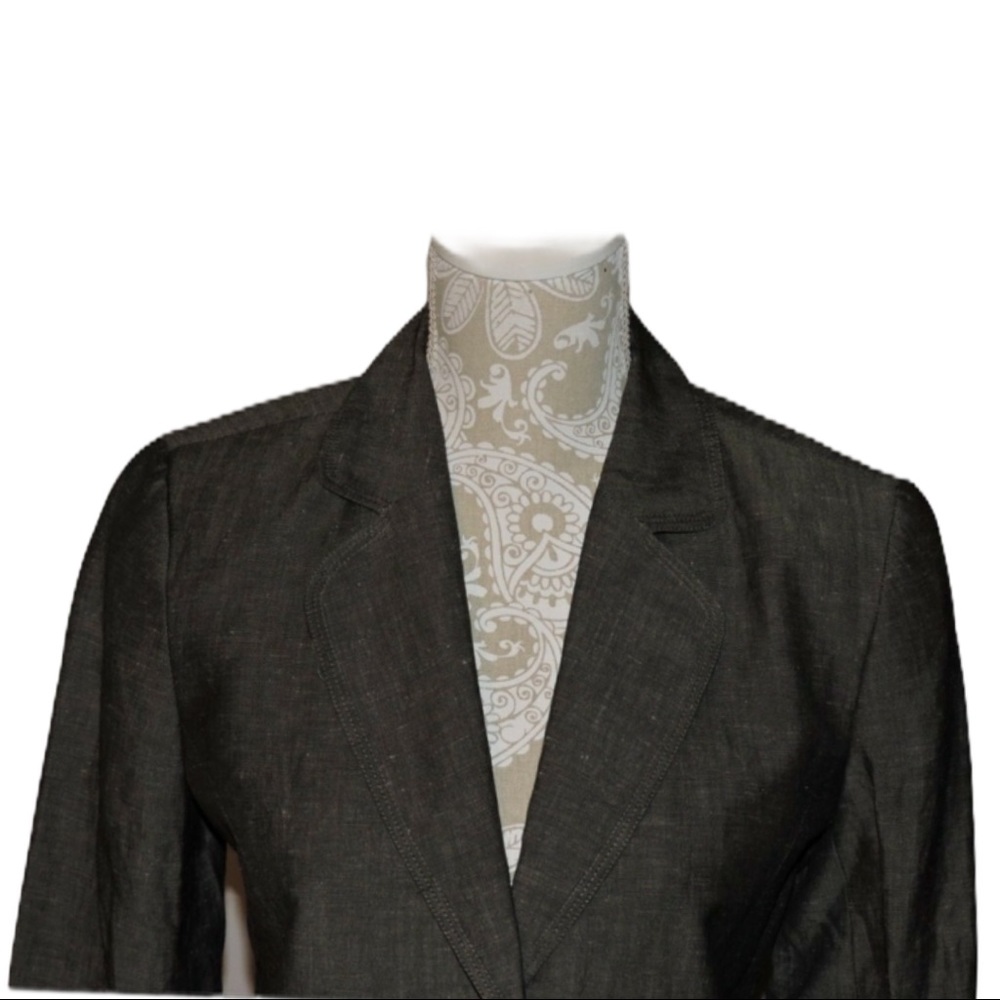 Chicos 0.5 Gray Blazer Womens Small 6 - Picture 2 of 7